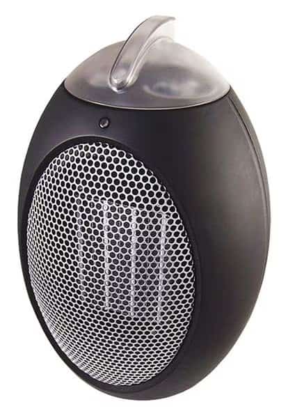 Portable Electric Heater, 750W, 120V AC, 1 Phase, 2560 BtuH, Non-Oscillating