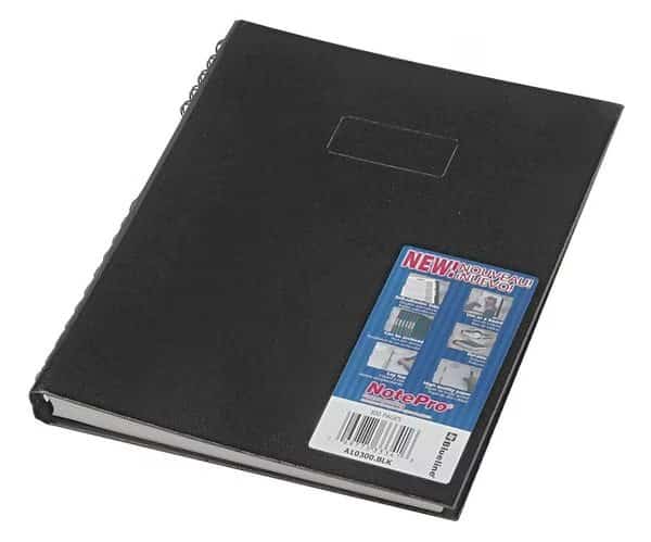 Notebook,Wirebound , Mfr#: REDA10300BLK