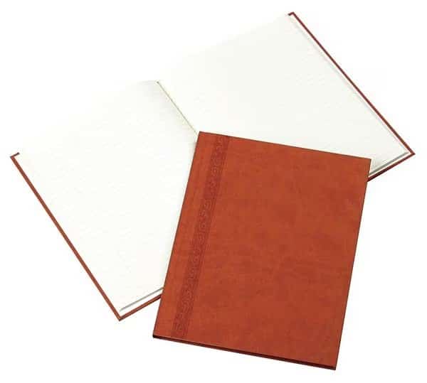 9-1/4 x 7-1/4" Unpunched Da Vinci Notebook, College Rule, 75 Pg