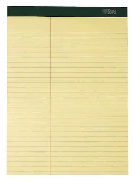 Notepad,Nonwirebound,PK6, Mfr#: TOP63396, TOPS
