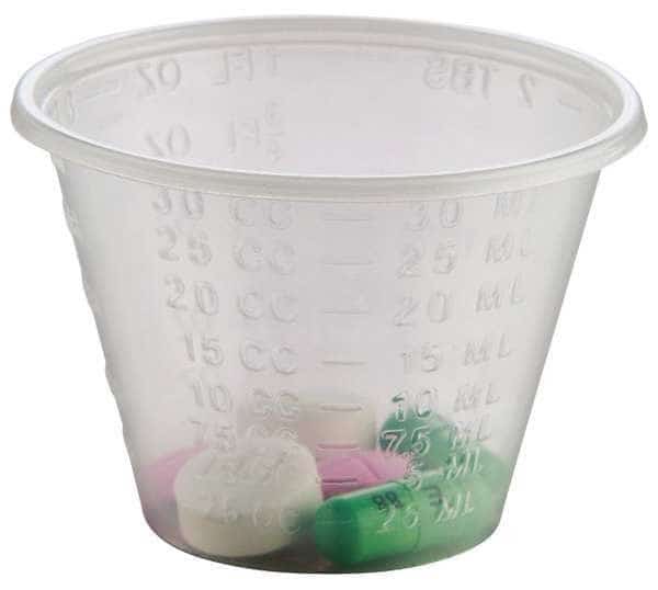 Medicine Cup, Round, 1 oz., PK5000