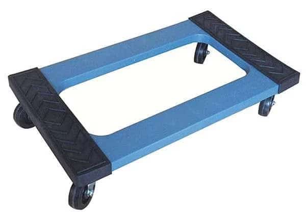 Dolly, Raised Ends, 30 inL x 18 inW, Blue