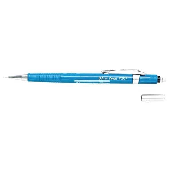 Mechanical Pencil, 0.7mm, Blue, Pentel, Mfr#: PENP207C