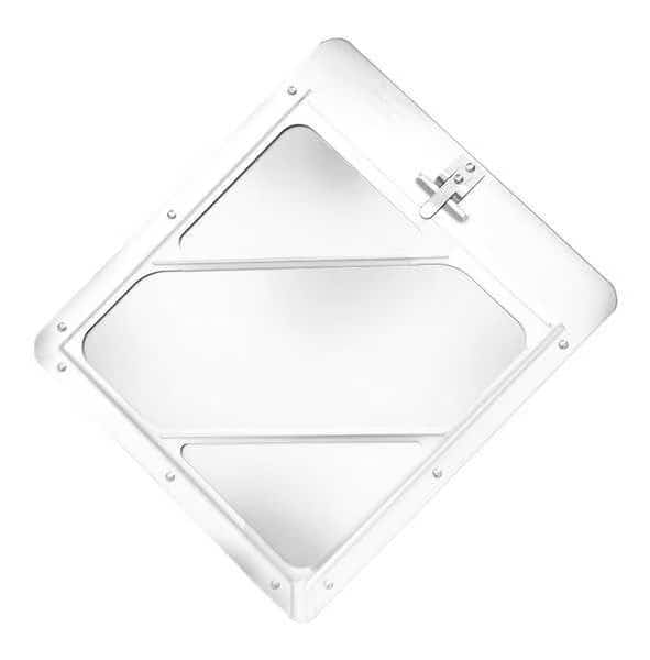 Vehicle Placard Holder, Anodized Aluminum, 14 1/8 in W x 12 1/2 in H