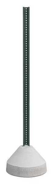 Concrete Base w/U-Channel Post, 125 lb, Tapco, Mfr#: 373-00920