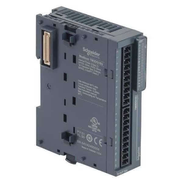 Ext Module, 0 inputs, 16 outputs, Term Blck, SCHNEIDER ELECTRIC, Mfr# TM3DQ16U