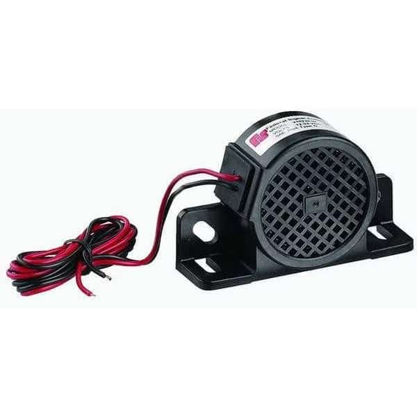 Back Up Alarm, 102dB, 12 to 24VDC, Black