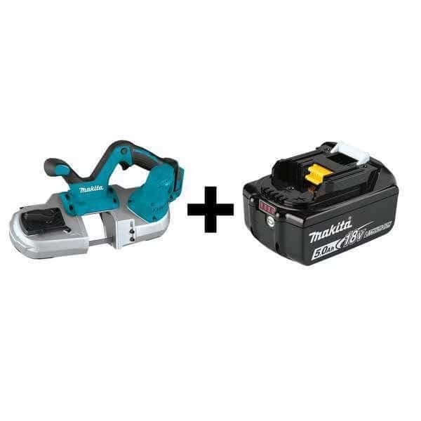 Portable Band Saw, 18V DC, 32 7/8 in Blade Length