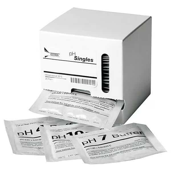 Buffer Solution Kit, pH, 4.01, 7.00, 20 mL