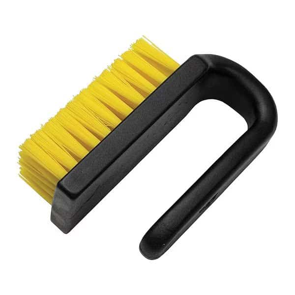 Dissipative Brush, 3 in L Brush, Yellow, Carbon Loaded Polypropylene