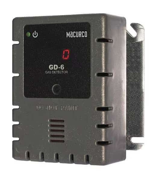Commercial Series Fixed Gas Detector, Not Rated, Audible and Visual, LED