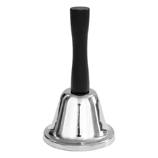 Call Bell, Slvr, Steel/Wood