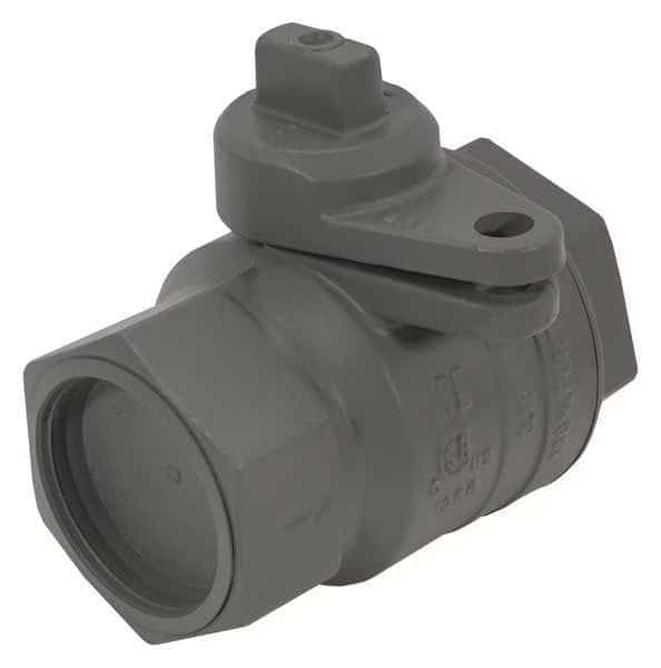 Gas Ball Valve,Lock Wing,FNPT,2", Mfr#: 240-008P, JOMAR VALVE