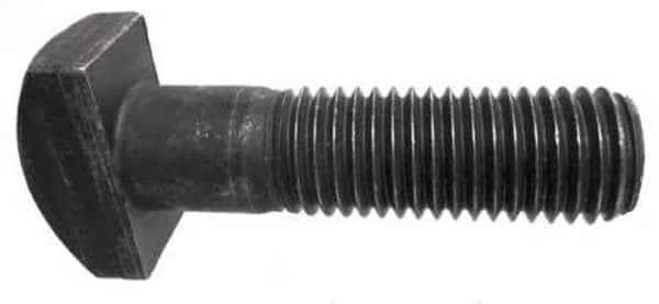 T Head Bolt, Steel, 1/2-13 x 2, PK50