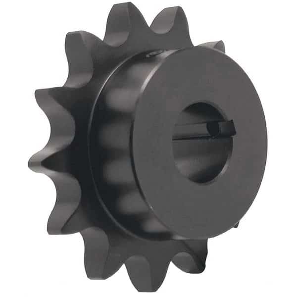 Sprocket, Finished Bore with Keyway & SS, 100 Chain Size, 2-3/16 Bore Dia., 19 # of Teeth