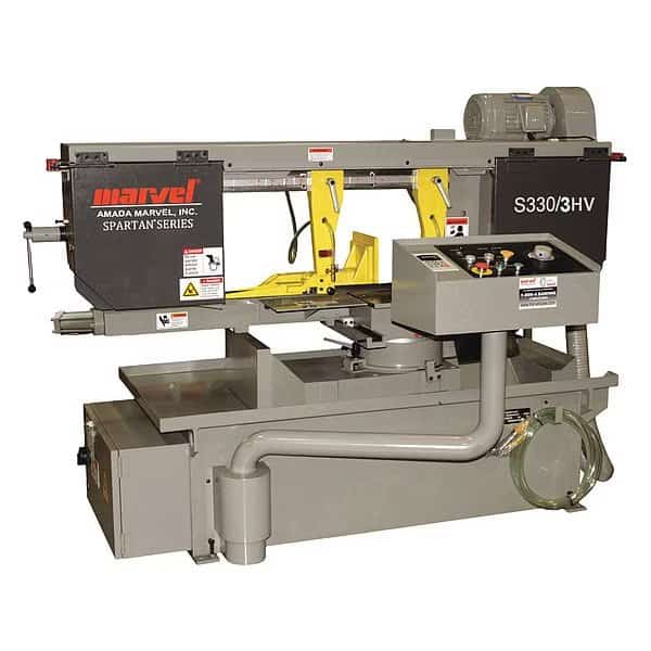 Band Saw, 12" x 17-3/4" Rectangle, 13" Round, 12 in Square, 230/460V AC V, 3 hp HP