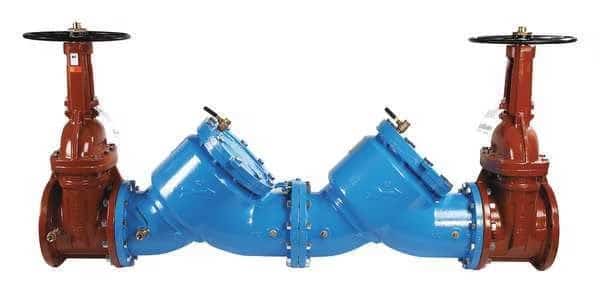 Double Check Valve,W709,4in,22-3/4inH, Mfr#: LF709-OSY, WATTS