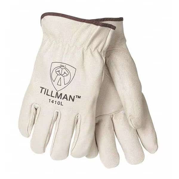 Leather Gloves, L 1 PR