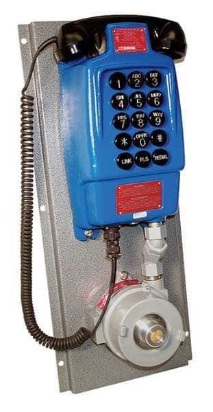 Explosion Proof Telephone, Blue
