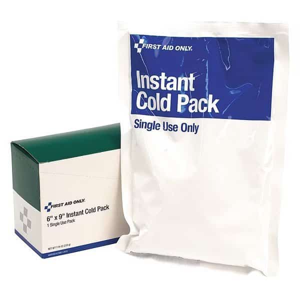 Instant Cold Pack,White,6 in. L x 9 in., Mfr#: M564-E, FIRST AID ONLY