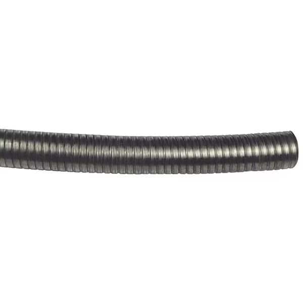 Liquid-Tight Metal Conduit, 1/2 in Trade Size, 25 ft, 4-1/2 in Bend, 316 Stainless Steel, Silver
