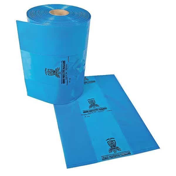 VCI Bags, 14" x 10", 2 mil, Blue, None, 500 PK