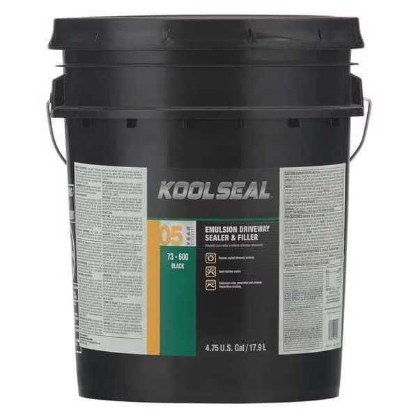 Asphalt Sealer, Pail, Black, 100 sq ft Coverage