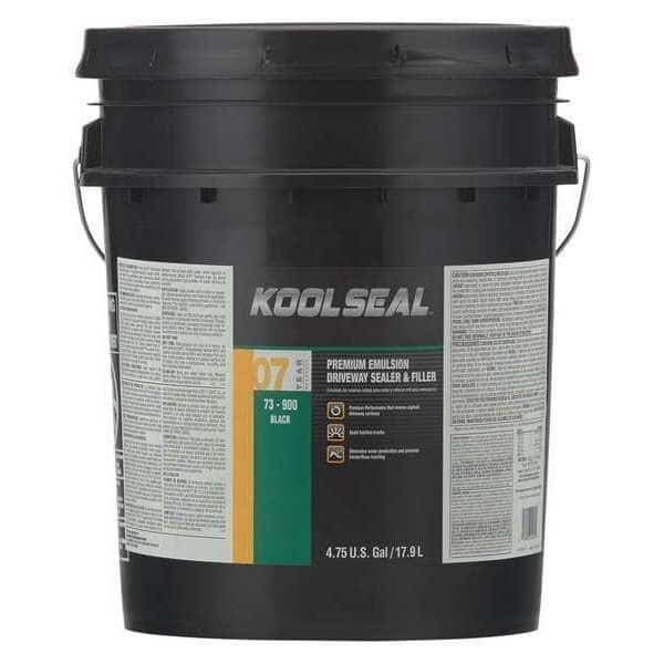 Asphalt Sealer, Pail, Black, 100 sq ft Coverage