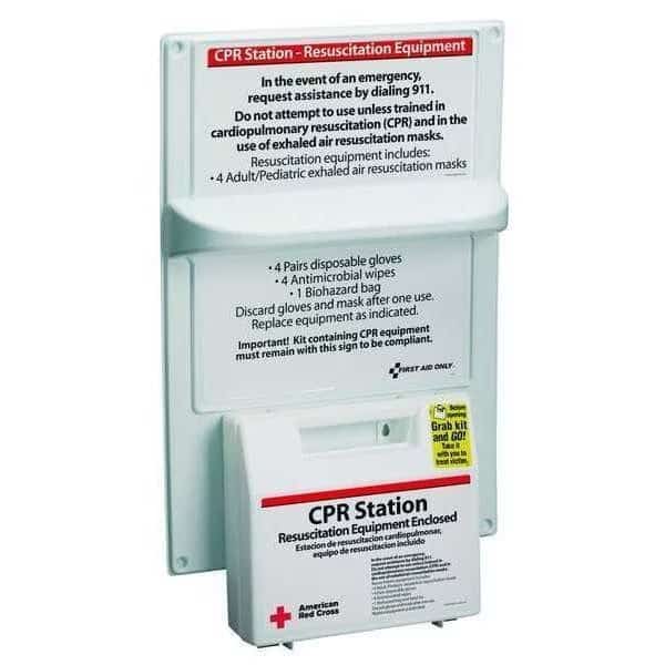 CPR Station, Plastic Box, 20 Components, 1 People Served