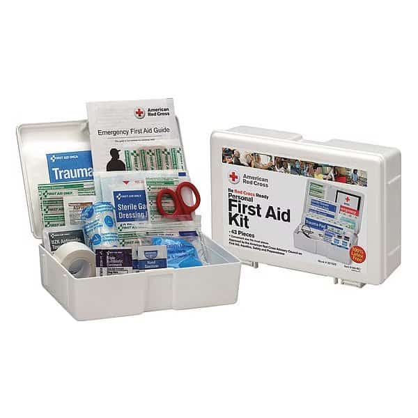 Bulk First Aid kit, Plastic, 10 Person, AMERICAN RED CROSS, Mfr# 9160-RC