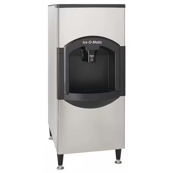 22 in W X 53 1/4 in H X 33 1/2 in D Ice Dispenser