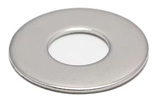 Flat Washer, For Screw Size 1/4" , Stainless Steel NL-19 Finish, 50 PK