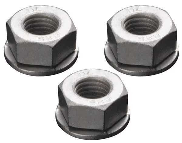 Heavy Hex with Washer Lock Nut, 3/4"-10, Steel, Grade 8, Black Oxide, 20 PK