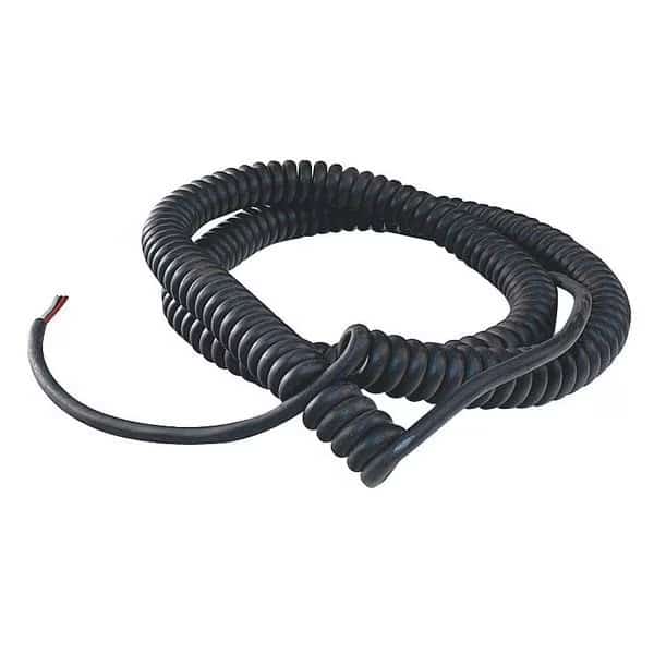 Retractable Coil Cord, 18/3 SJO, L 5 ft
