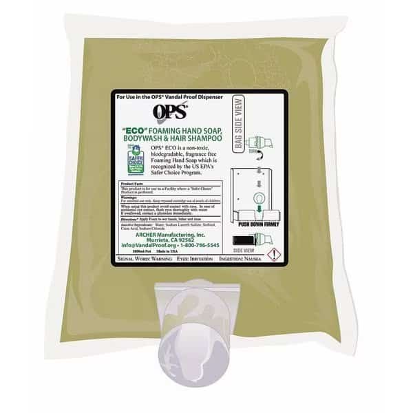 1000 ml Foam Hand Soap Cartridge, Ops, Mfr#: 1405-05G