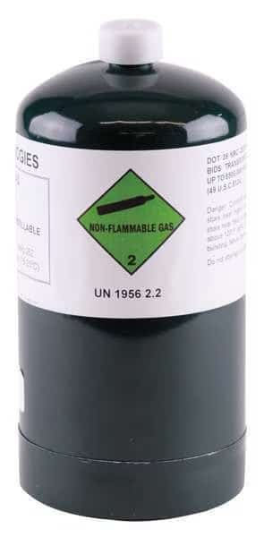 Calibration Gas, Propane, 21 L, CGA600 Threaded Collar Connection, +/-2% Accuracy