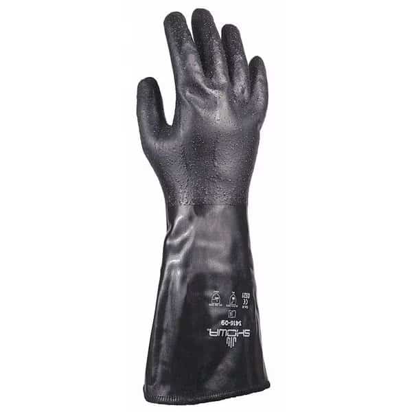 Chemical Resistant Gloves,XL,Fiber,PR, Mfr#: 3416-11, SHOWA
