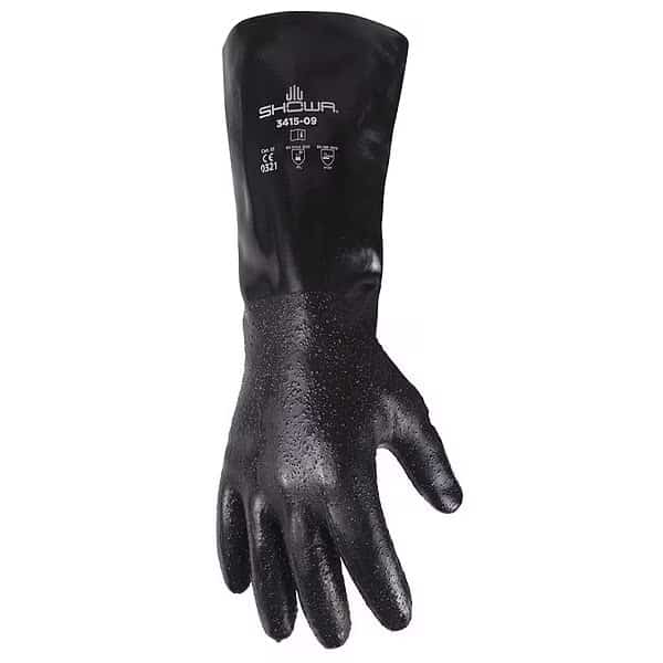 Chemical Resistant Gloves,Supported,PR , Mfr#: 3415-08