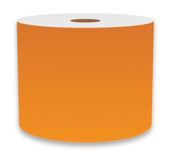 Label Tape, Orange, Labels/Roll: Continuous