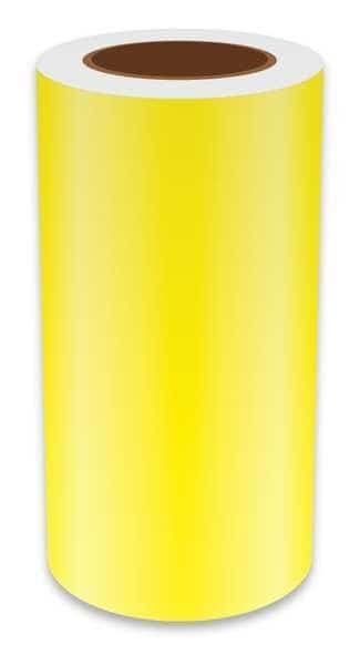 Label Tape, Yellow, 9in W, For Mfr No. VnM8