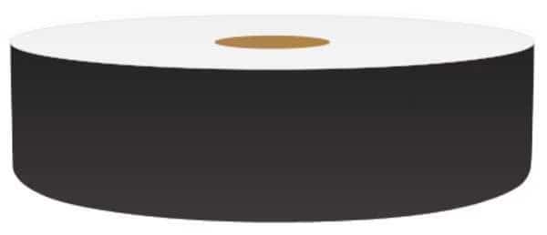 Label Tape, Black, Labels/Roll: Continuous