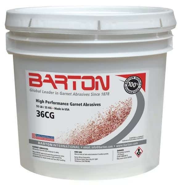 Blast Media, Garnet, 36 Grit, 55 lb.