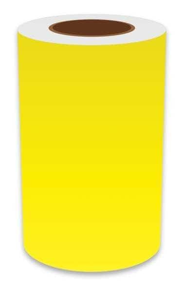 Label Tape, Yellow, Labels/Roll: Continuous