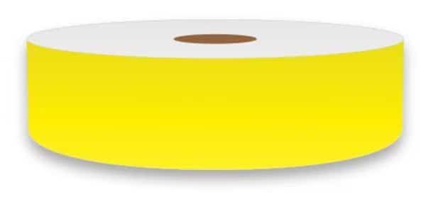 Label Tape, Yellow, Labels/Roll: Continuous