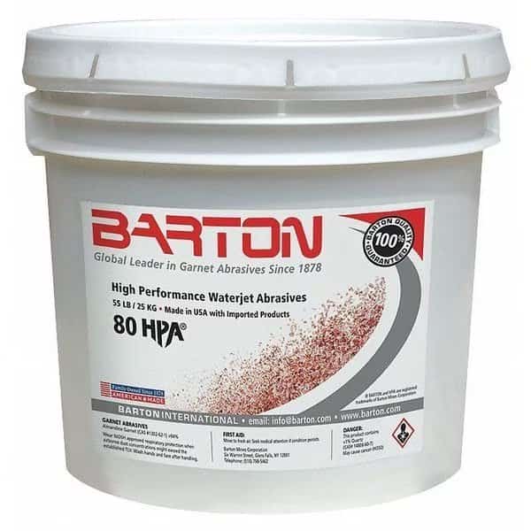 Blast Media, Garnet, 80 Grit, 55 lb.