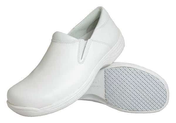 475, Women's Loafer Shoe, 10.5 Medium, Leather, 4 in Height, White