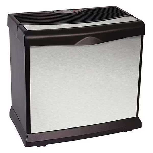 Evaporative Humidifier, 5 gal, 4,000 sq. ft., Console, Brushed Nickel
