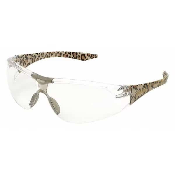 Avion, Safety Glasses Anti-Scratch, Clear Lens, Half-Frame, Wraparound