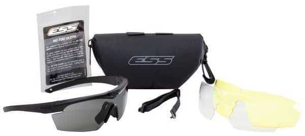 Crosshair, Safety Glasses Anti-Scratch, Clear Lens, Half-Frame, Wraparound