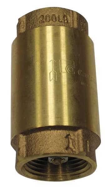1-1/2" FNPT Low Lead Brass Spring Check Valve